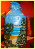painted milk can - dog friends (sold)