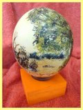 Painted Ostrich Egg - Cow Meadow (sold)